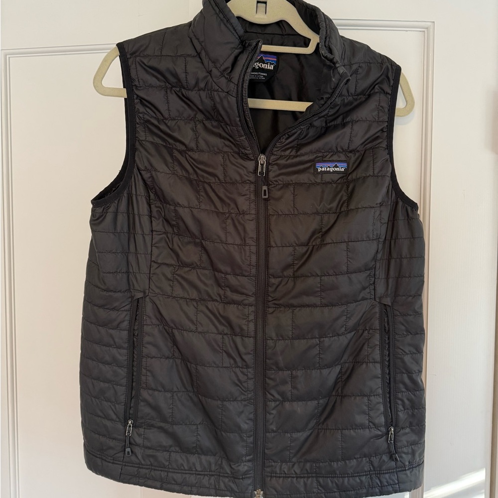 Patagonia Women’s Nanopuff Vest, Black, Size L